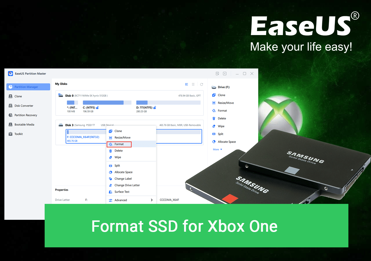 Format SSD für Xbox One