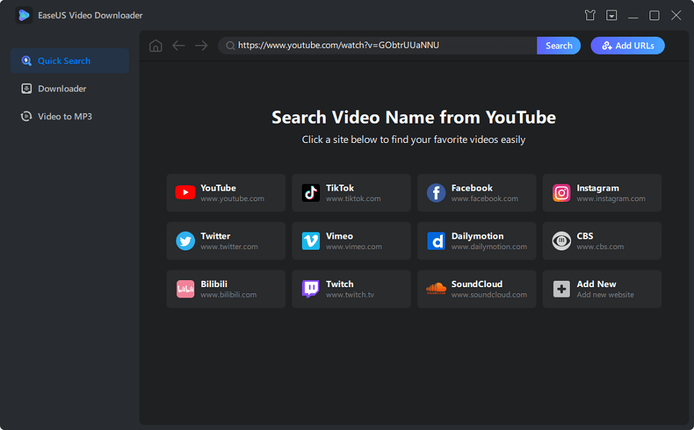 Scarica il video di YouTube - 1