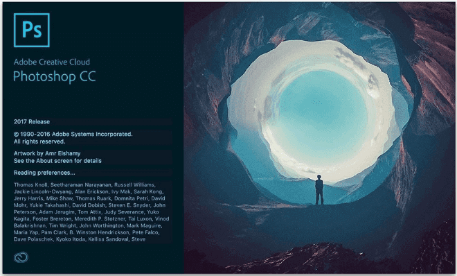 Recupero di file PSD di Adobe Photoshop 2017.