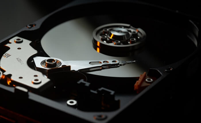 wie die Festplatte Daten speichert