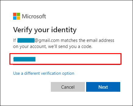 Überprüfen Sie Ihre Microsoft-Identität