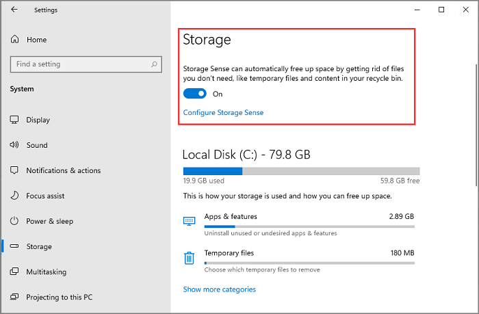 Speicheroptimierung unter Windows 11 aktivieren - Schritt 1