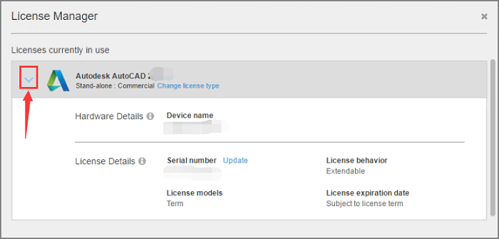 visualizza la product key sotto info licenza