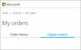 trova la product key nello store microsoft