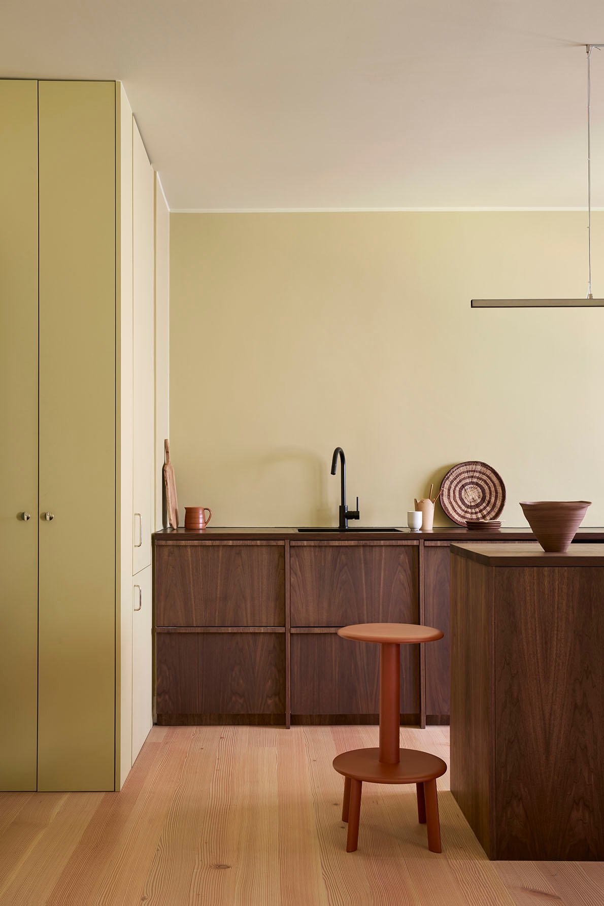Kjøkken malt med LADY Wonderwall 8583 Earthy Yellow