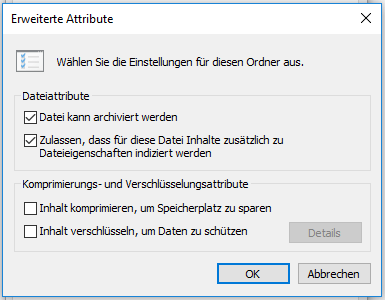 Inhalt verschlüsseln, um Daten zu schützen