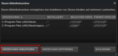 Steam Spiel Verzeichnis überprüfen