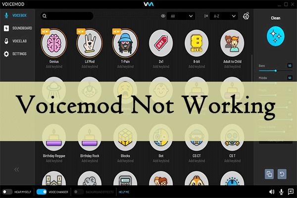 voicemod soundboard funktioniert nicht auf discord