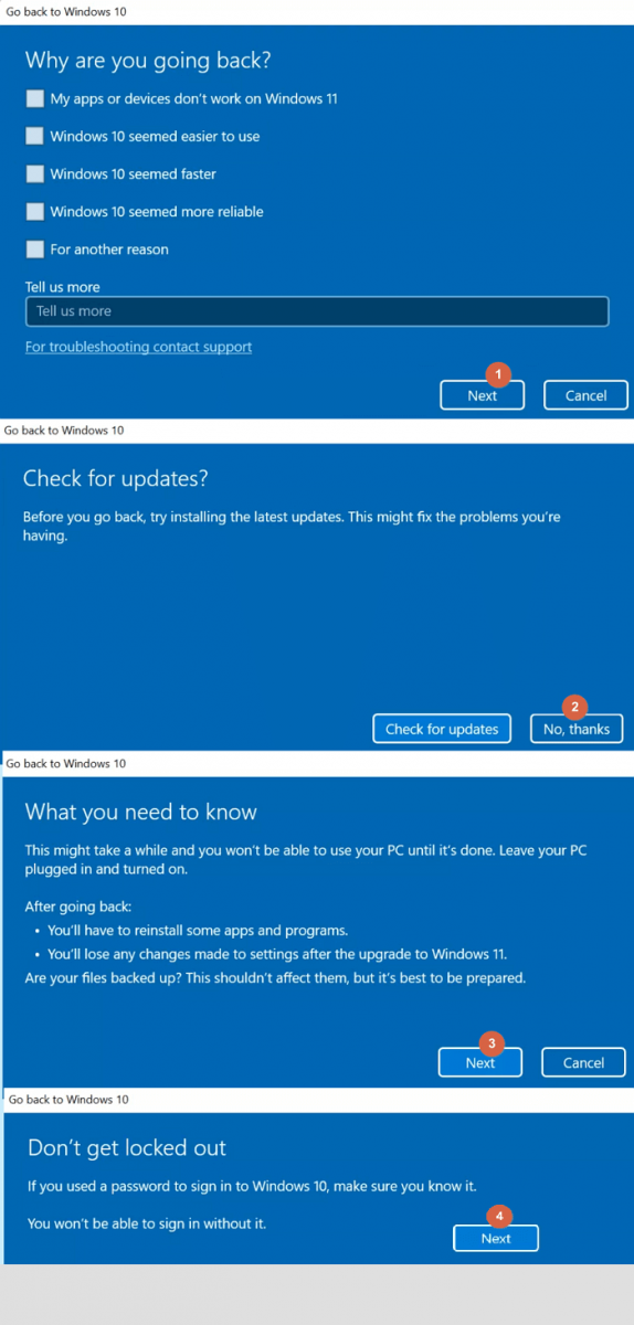 Rückgängig machen problematischer Windows-Updates, die dazu führen, dass der Computer nicht startet