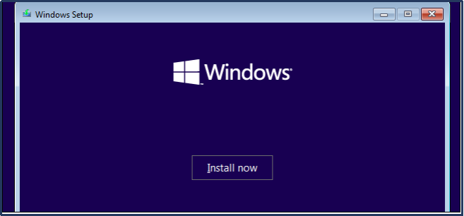 Windows jetzt installieren