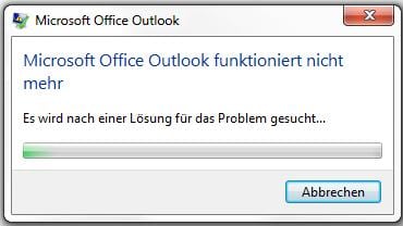 Microsoft Outlook funktioniert nicht mehr