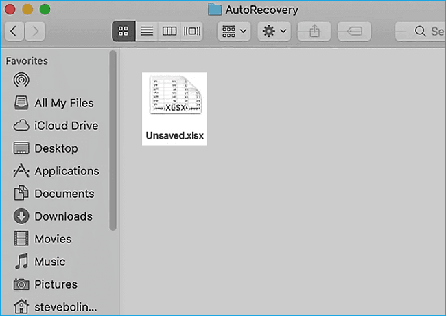 ungespeicherte excel datei wiederherstellen mac