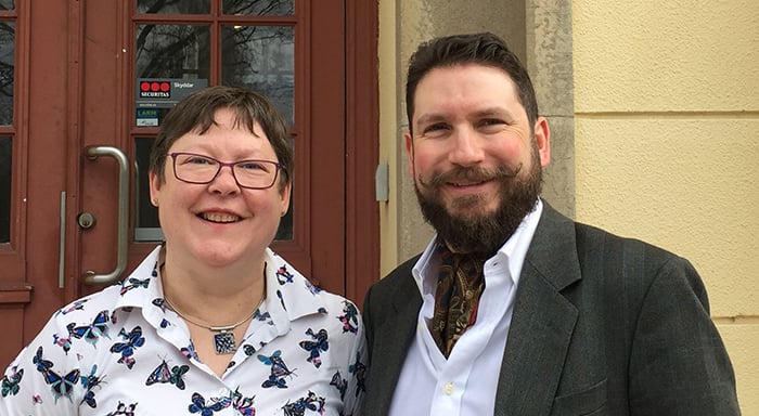Rodrigo Lozano och Angela Carpenter