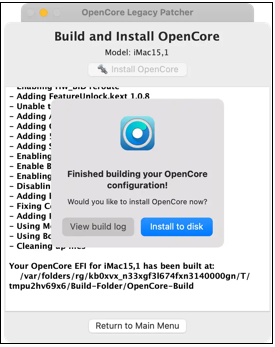 Fertigstellung der OpenCore-Konfiguration