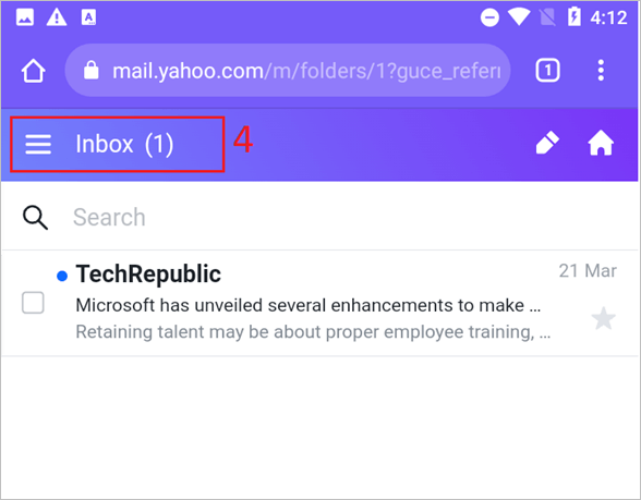 yahoo casella di posta