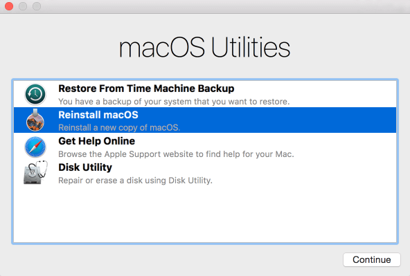 macOS neu installieren