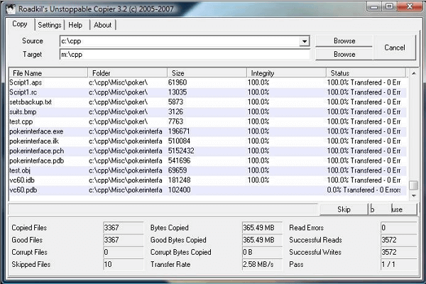CD/DVD Wiederherstellen Freeware - Unstoppable Copier