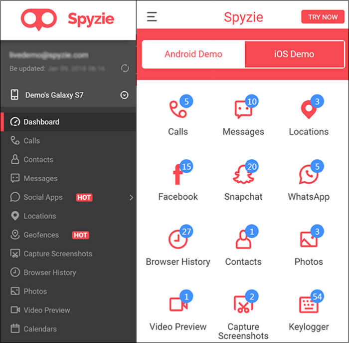 SPYZIE Versteckter Anrufrekorder