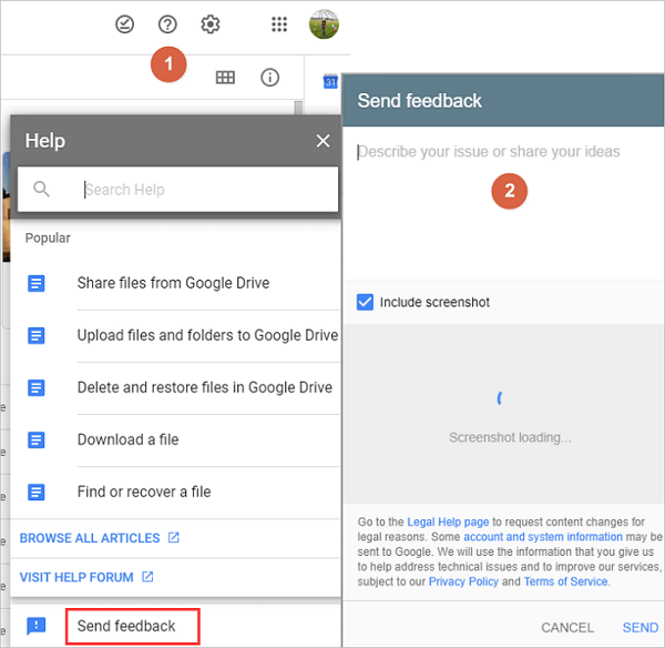 recover deleted files from Cloud drive