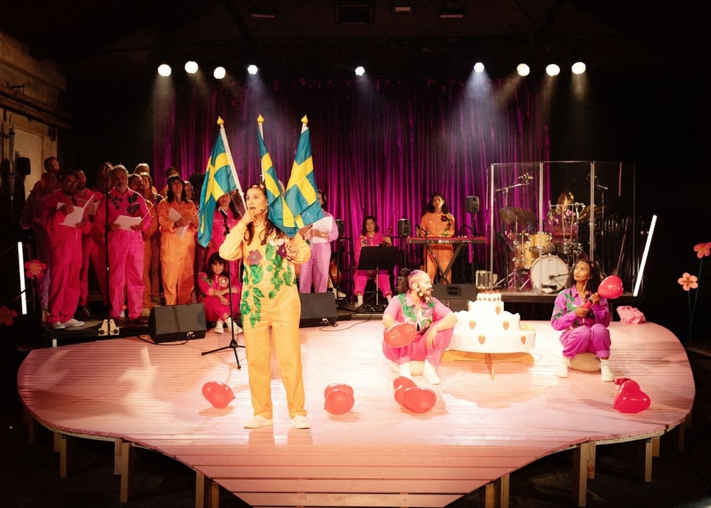 Konstgruppen Fuls Tal till Nationen kommer till Diö Konsthall och Älmhult. Foto: Märta Thisner