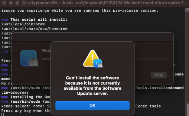macOS Ventura kann nicht installiert werden