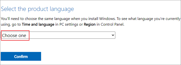 Windows 11 Produkt auswählen