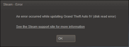 Steam Festplattenschreibfehler beim Herunterladen