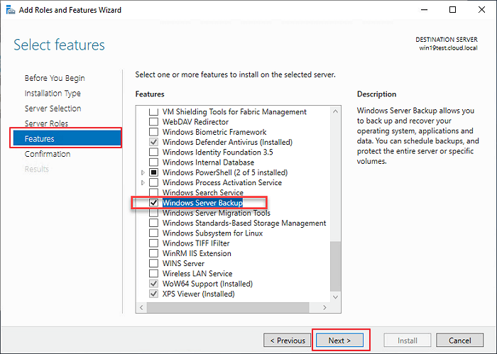 Windows Server Migration Tools installieren