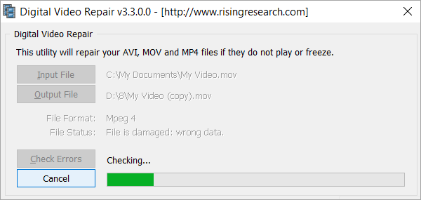 Bestes Video-Reparatur-Tool - digitale Video-Reparatur