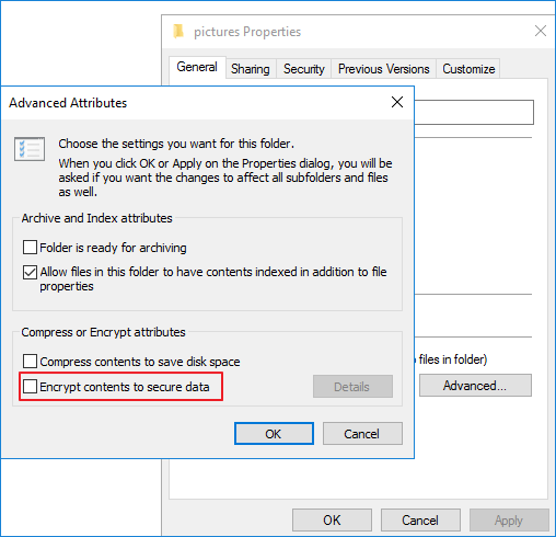 Come rimuovere la crittografia in Windows 10