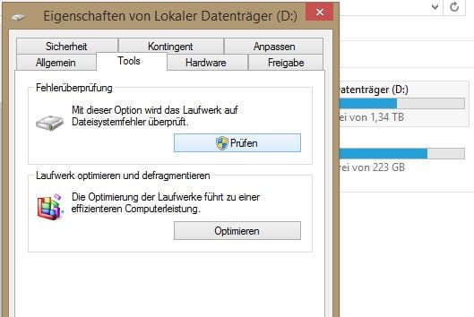 langsame WD externe Festplatte optimieren