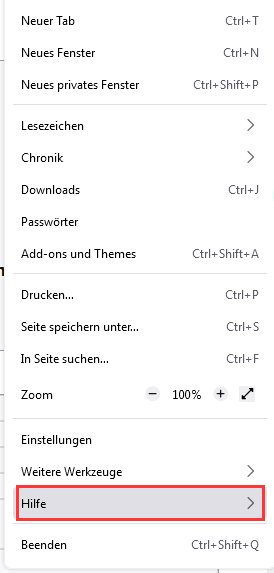 Firefox Profilordner finden -1