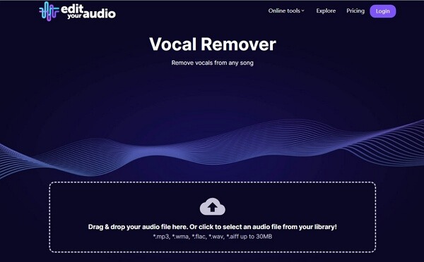 modifica il tuo dispositivo di rimozione vocale audio