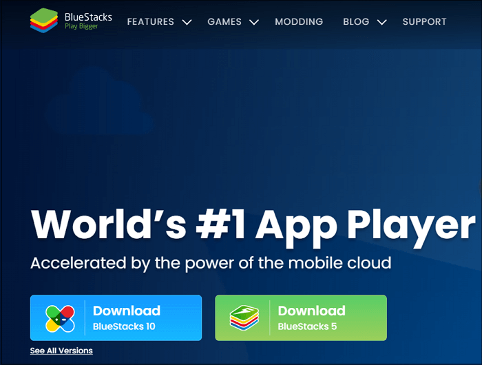 Laden Sie BlueStacks herunter