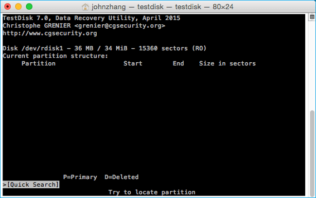 Testdiskette