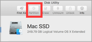 partition festplatte mac