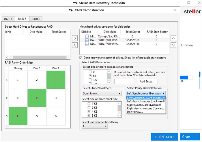 Stellar RAID Data Recovery Tool