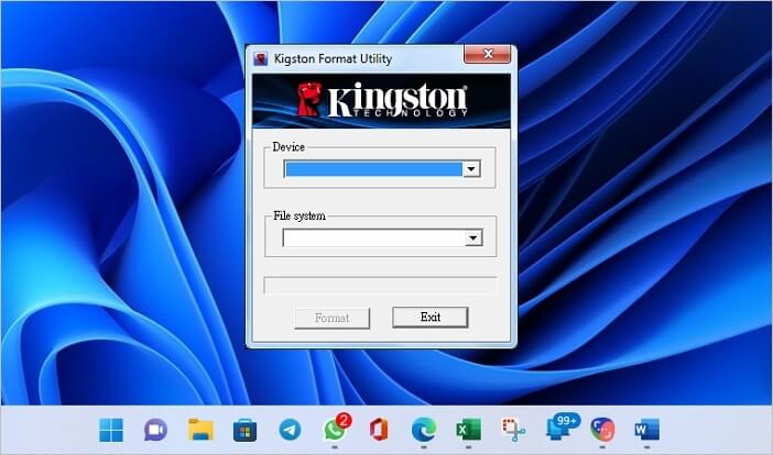 Kingston USB-Reparaturwerkzeug