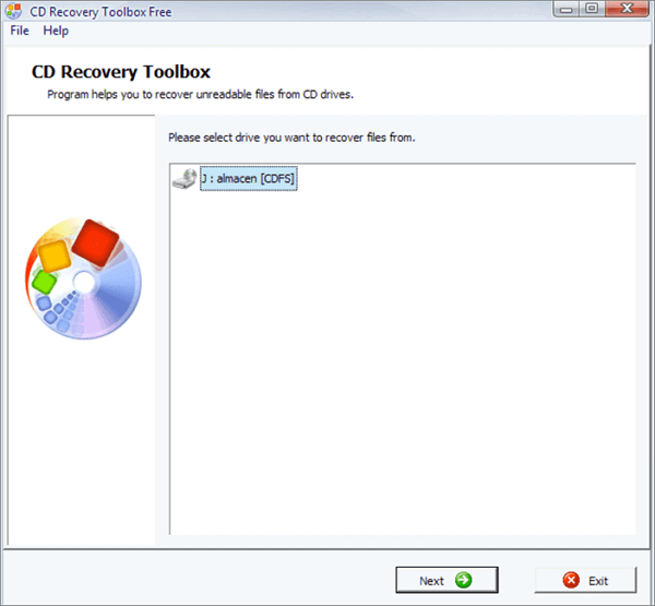 CD/DVD Wiederherstellen Freeware - CD Recovery Toolbox