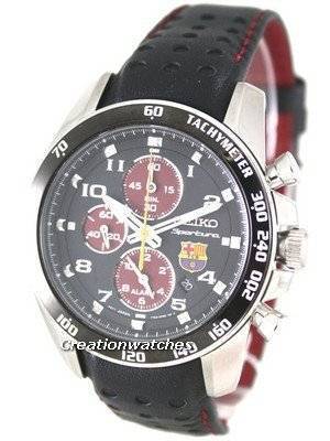 Seiko Sportura Chronograph FC Barcelona SNAE75P1 SNAE75P Mens Watch